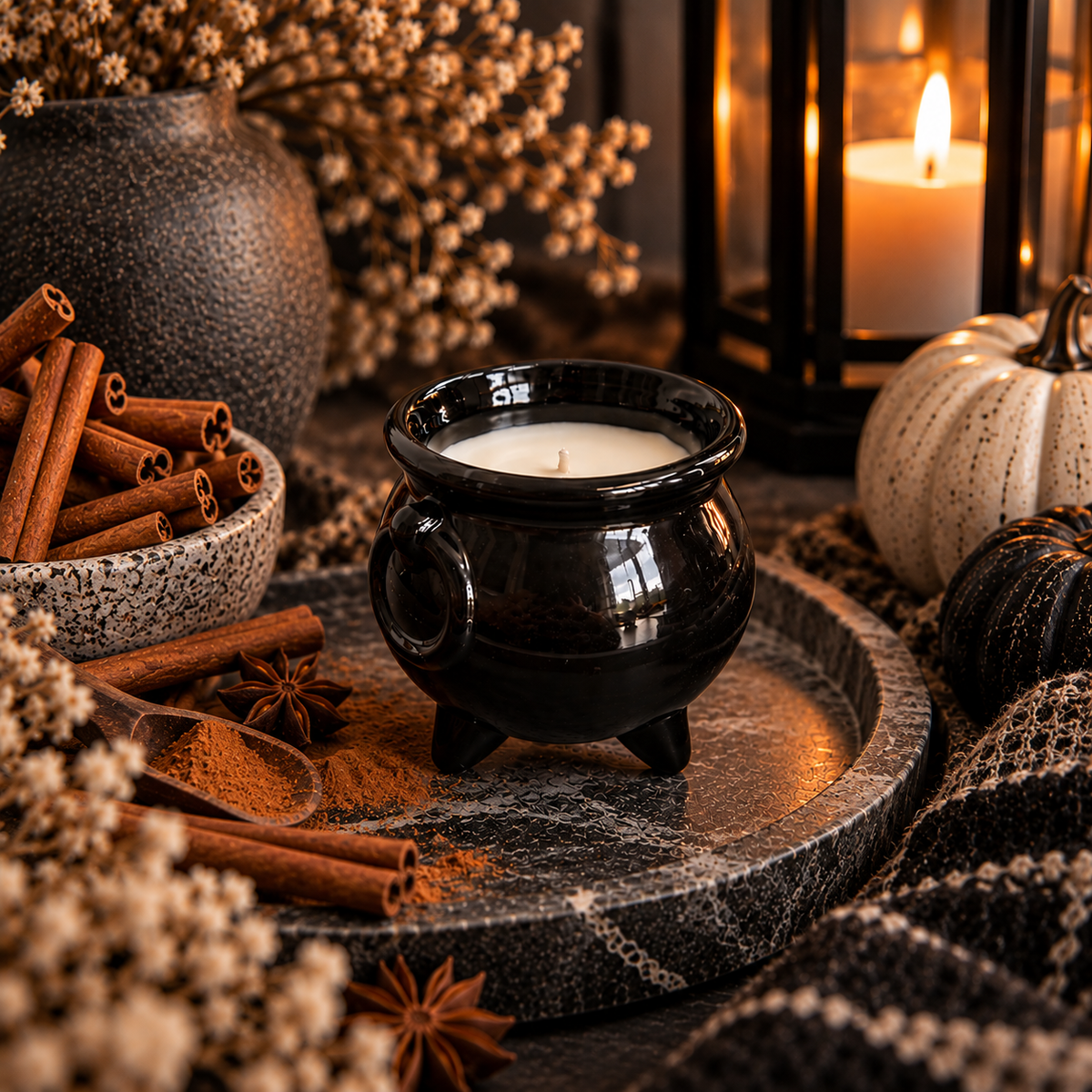 5 oz Cauldron Soy Candle - 7 Spooky Season Scents