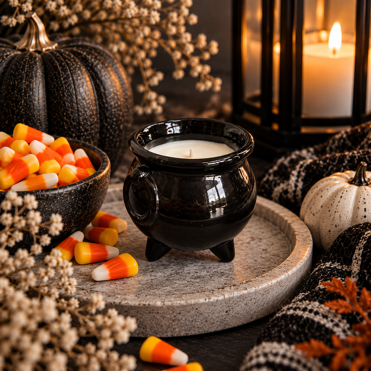 5 oz Cauldron Soy Candle - 7 Spooky Season Scents