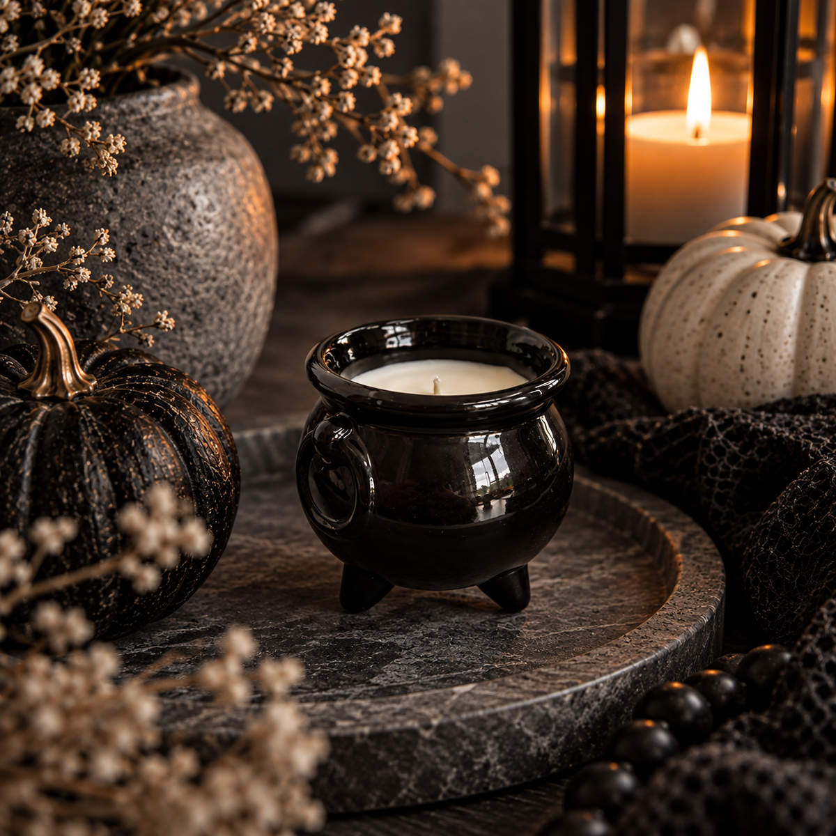 5 oz Cauldron Soy Candle - 7 Spooky Season Scents