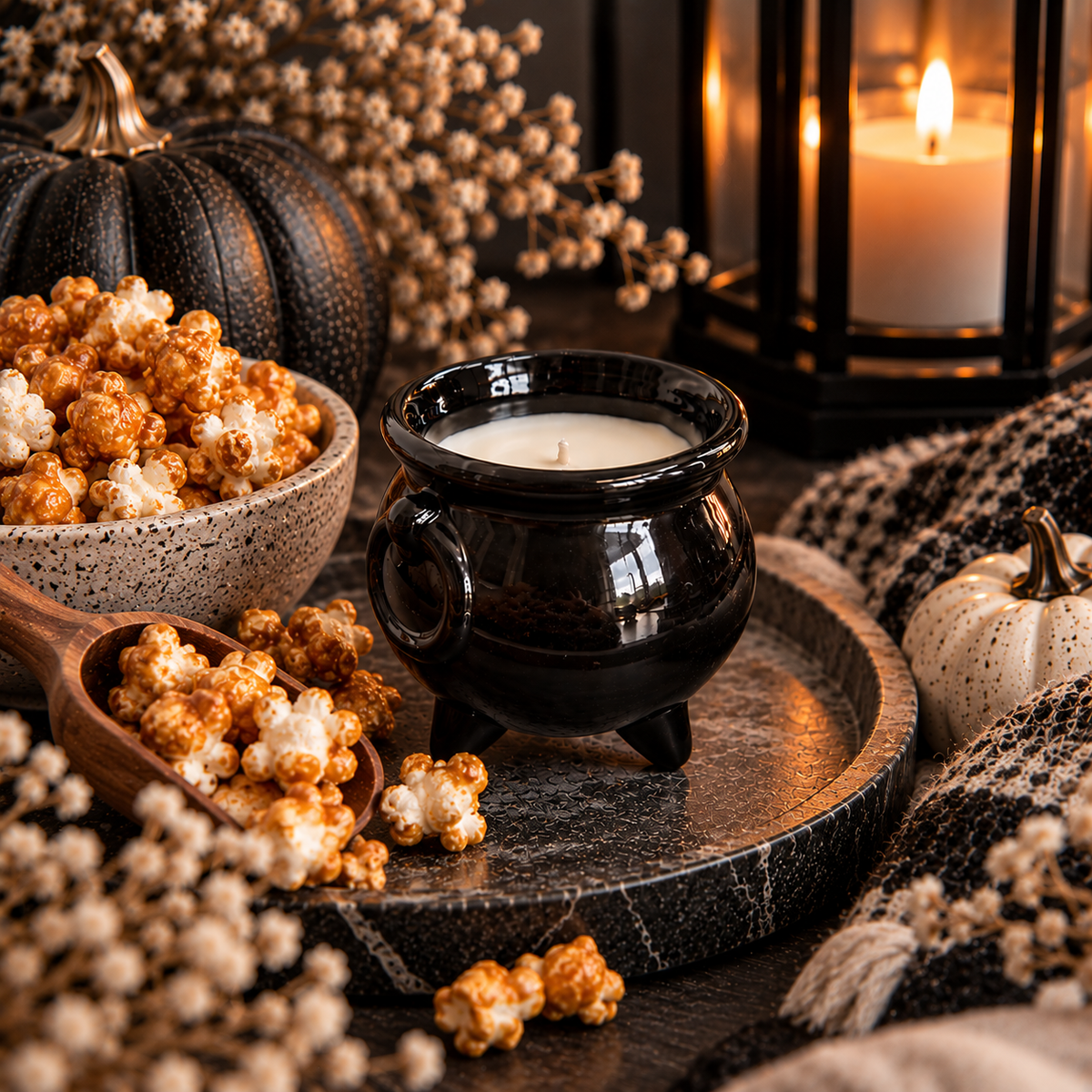 5 oz Cauldron Soy Candle - 7 Spooky Season Scents