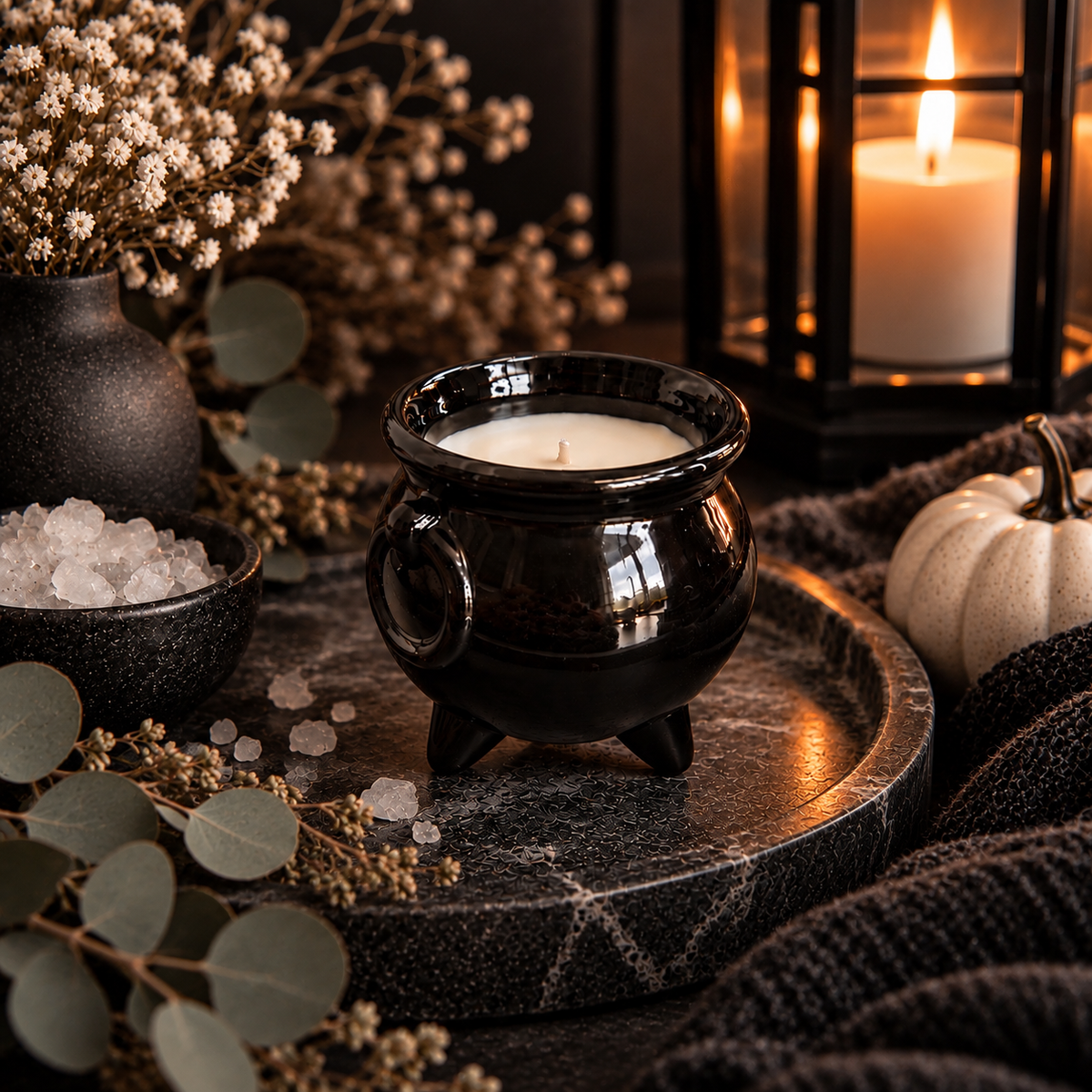 5 oz Cauldron Soy Candle - 7 Spooky Season Scents