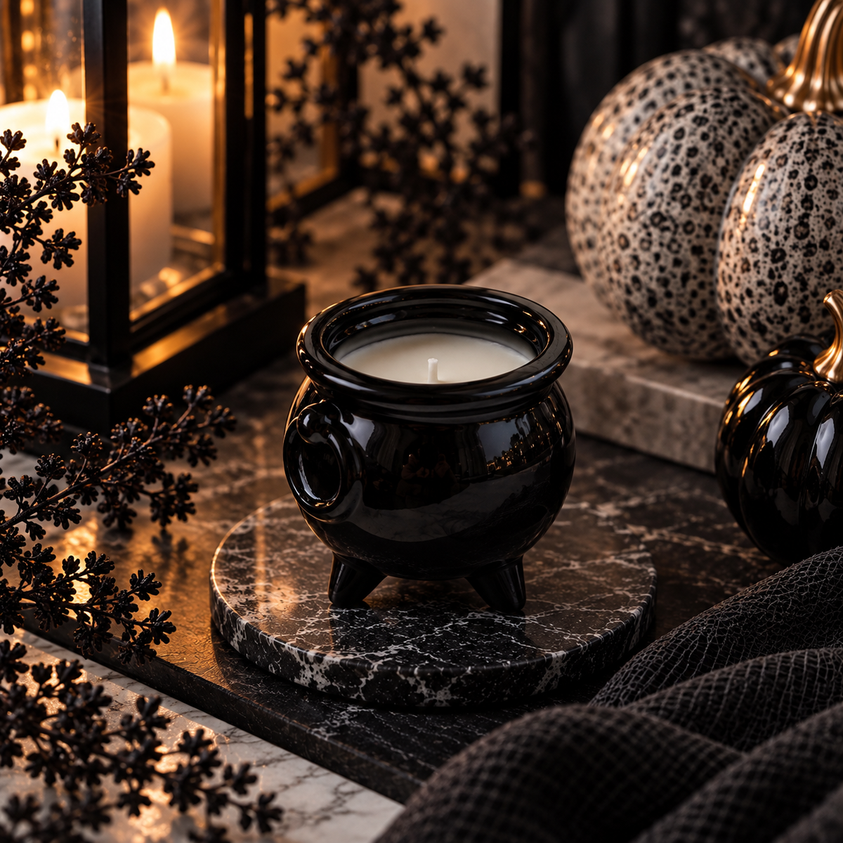 5 oz Cauldron Soy Candle - 7 Spooky Season Scents