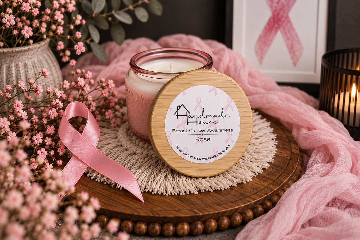 Breast Cancer Awareness Soy Candle