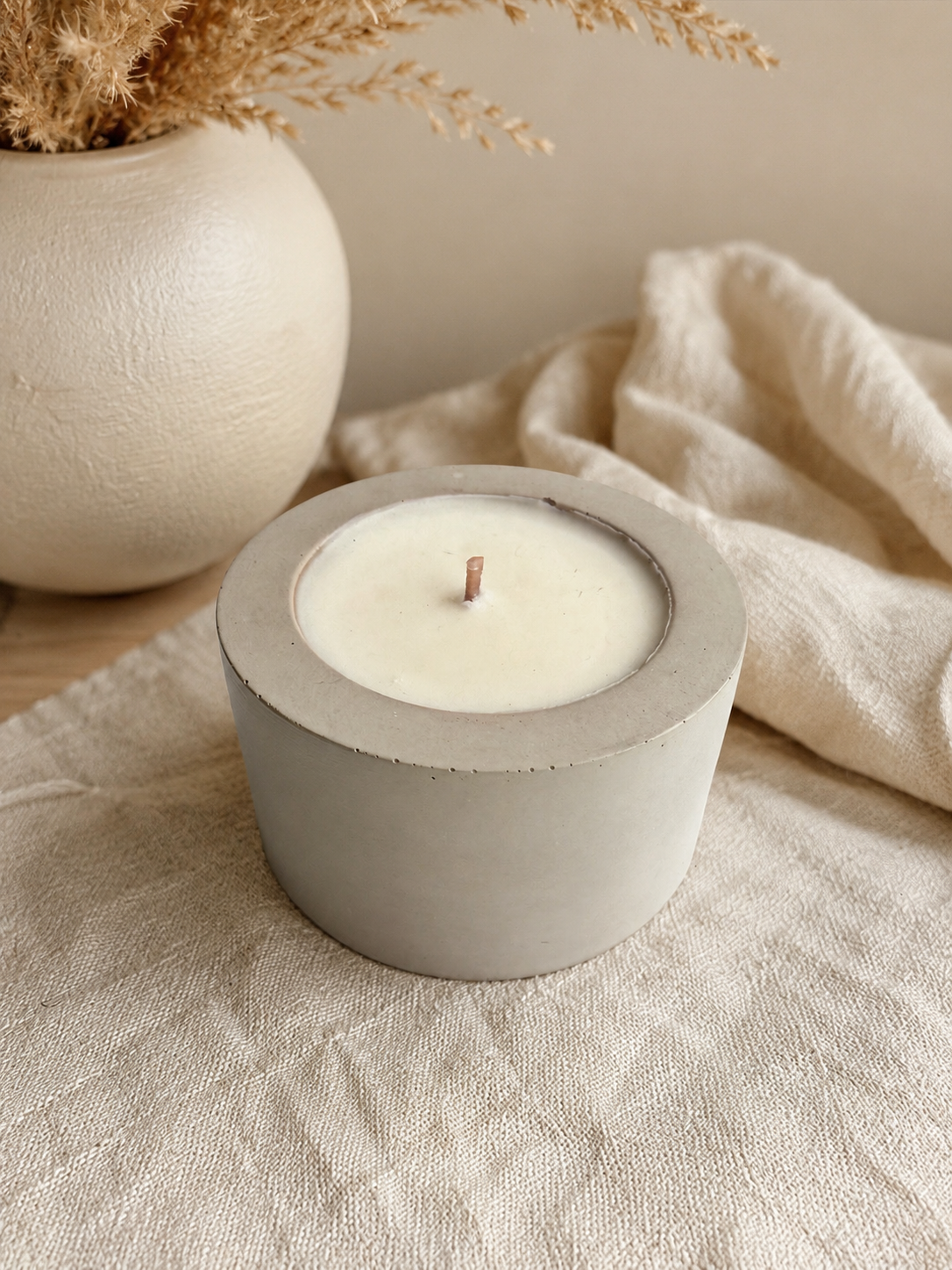 Concrete Soy Candle - Grey - #002