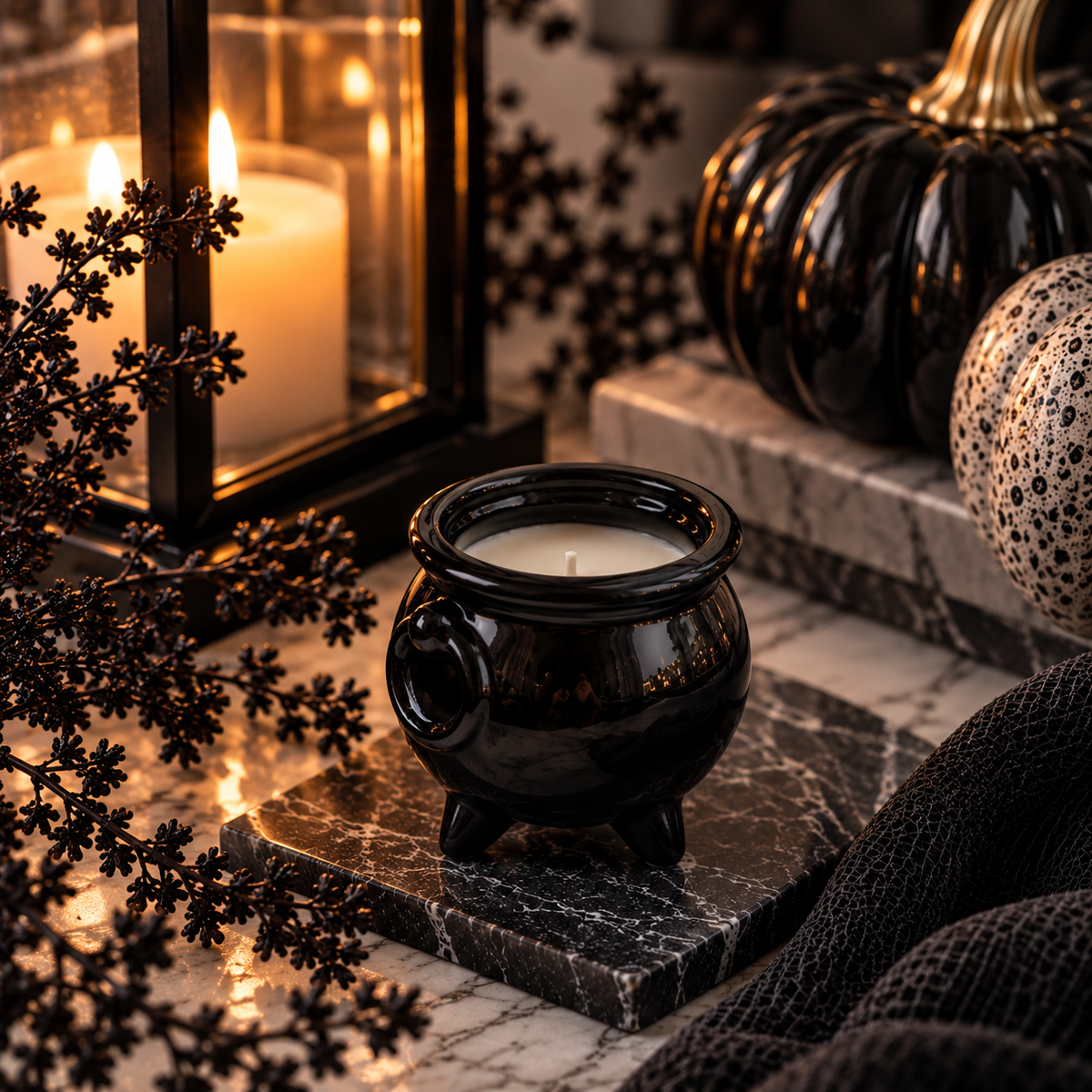 5 oz Cauldron Soy Candle - 7 Spooky Season Scents