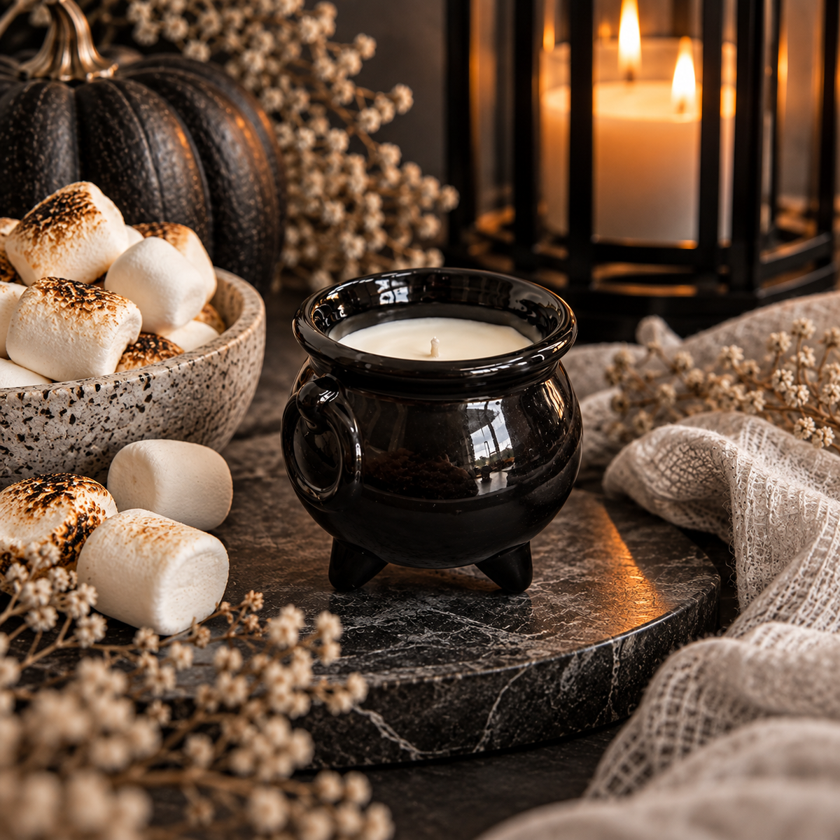 5 oz Cauldron Soy Candle - 7 Spooky Season Scents