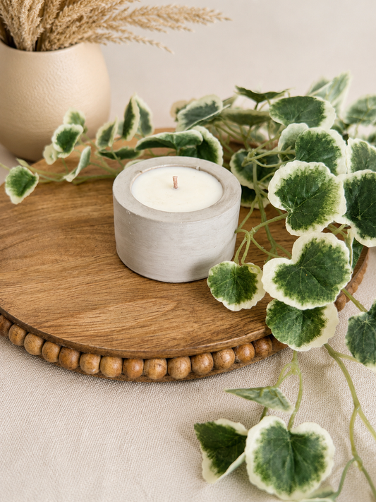 Concrete Soy Candle - Grey - #001